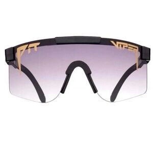 PIT VIPER The Exec Fade Sunglasses Black/Gray Smoke NWT